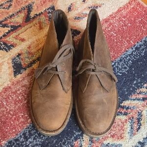 Clark's Boots Desert Wallabee Chukka Ankle Original Leather Brown